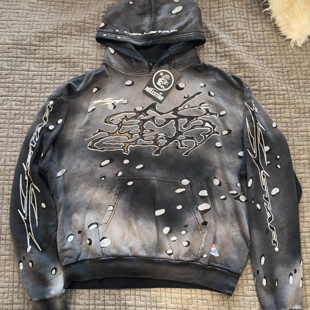 Hellstar "No Guts No Glory" Hoodie (Large)(2025 Capsule 11 release)